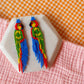 Birds in Love | Beaded Earrings