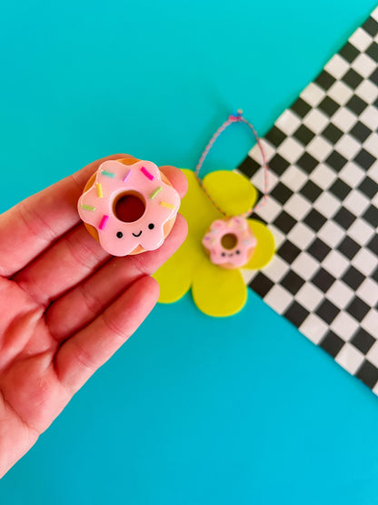 Debra |  Clay Donut Magnet or Ornament