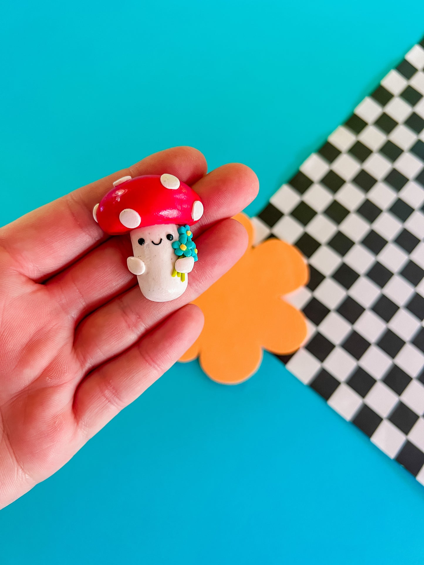 Mina | Mushroom Magnet or Ornament