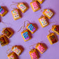 Patricia Pop Tart Earrings - Clay Earrings