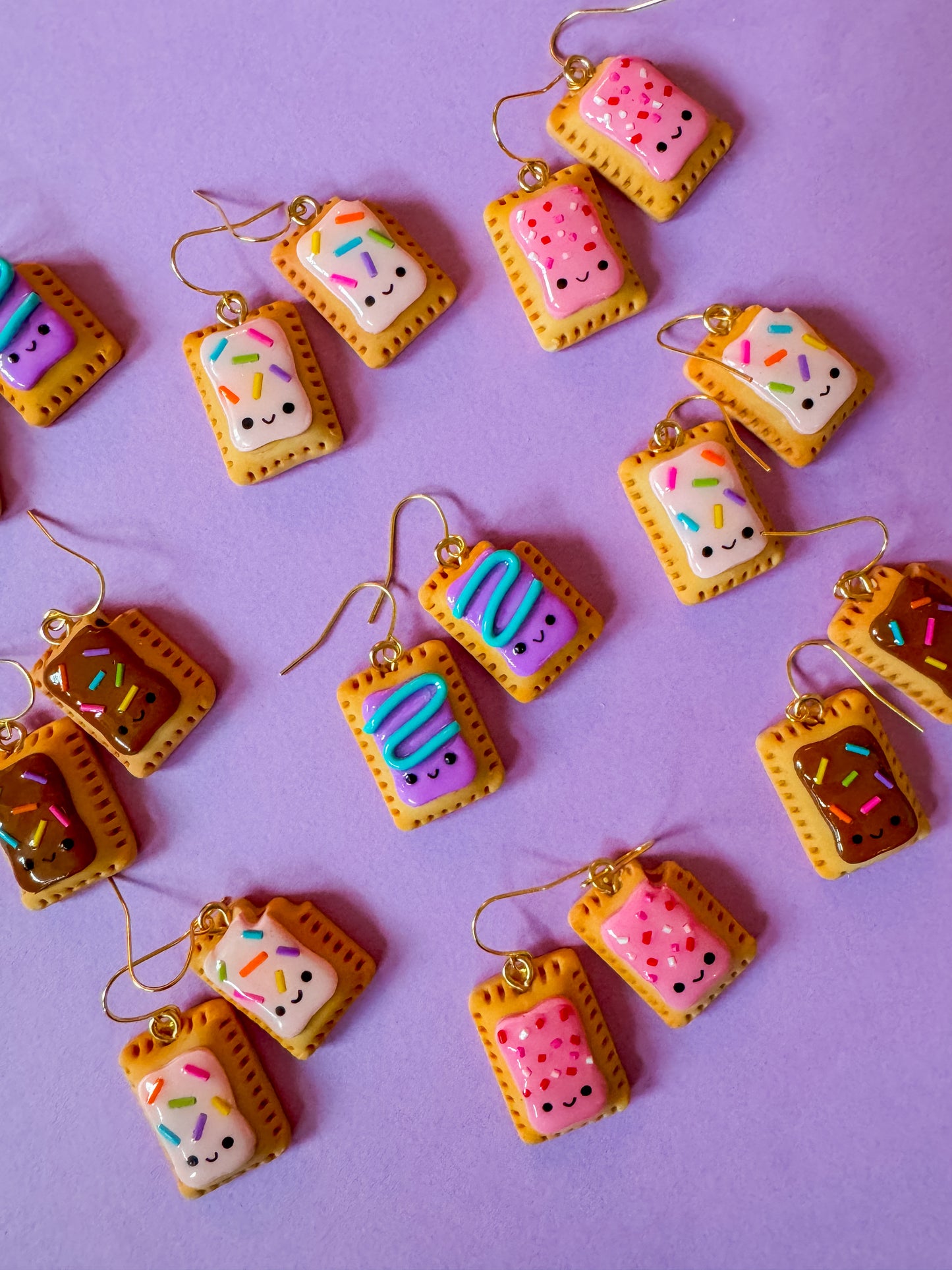 Patricia Pop Tart Earrings - Clay Earrings