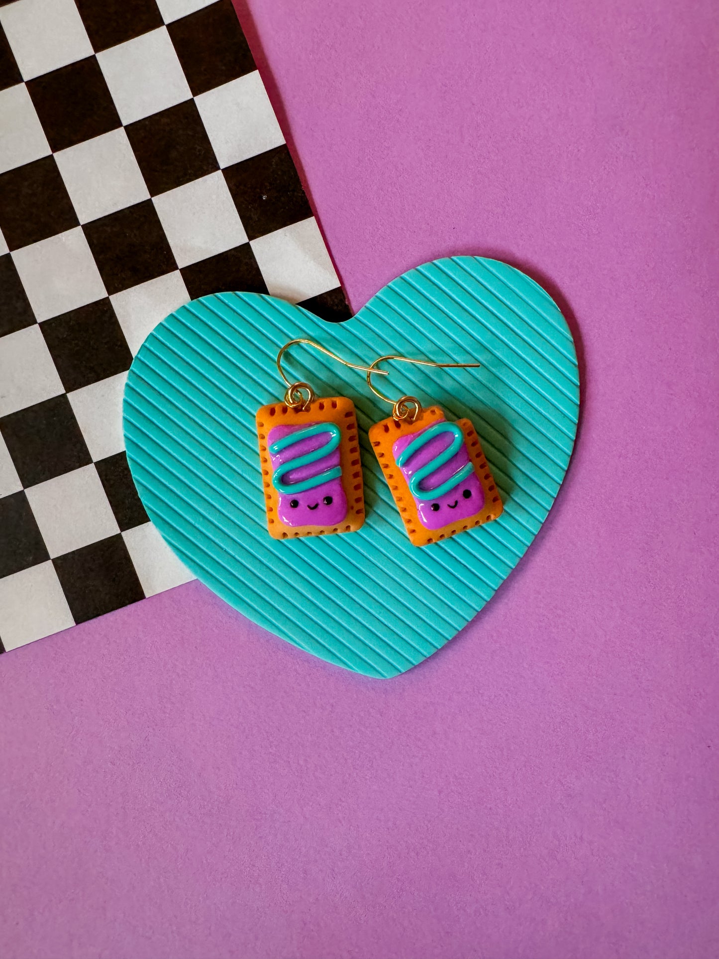 Patricia Pop Tart Earrings - Clay Earrings