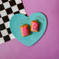 Patricia Pop Tart Earrings - Clay Earrings