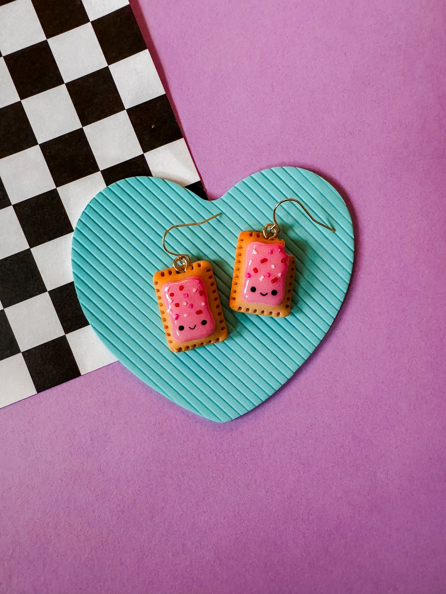 Patricia Pop Tart Earrings - Clay Earrings