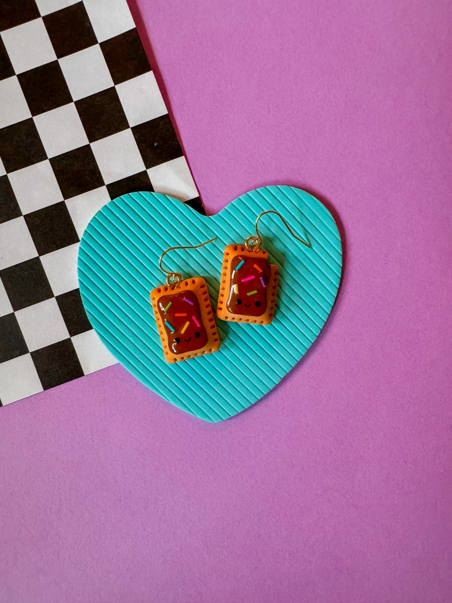 Patricia Pop Tart Earrings - Clay Earrings