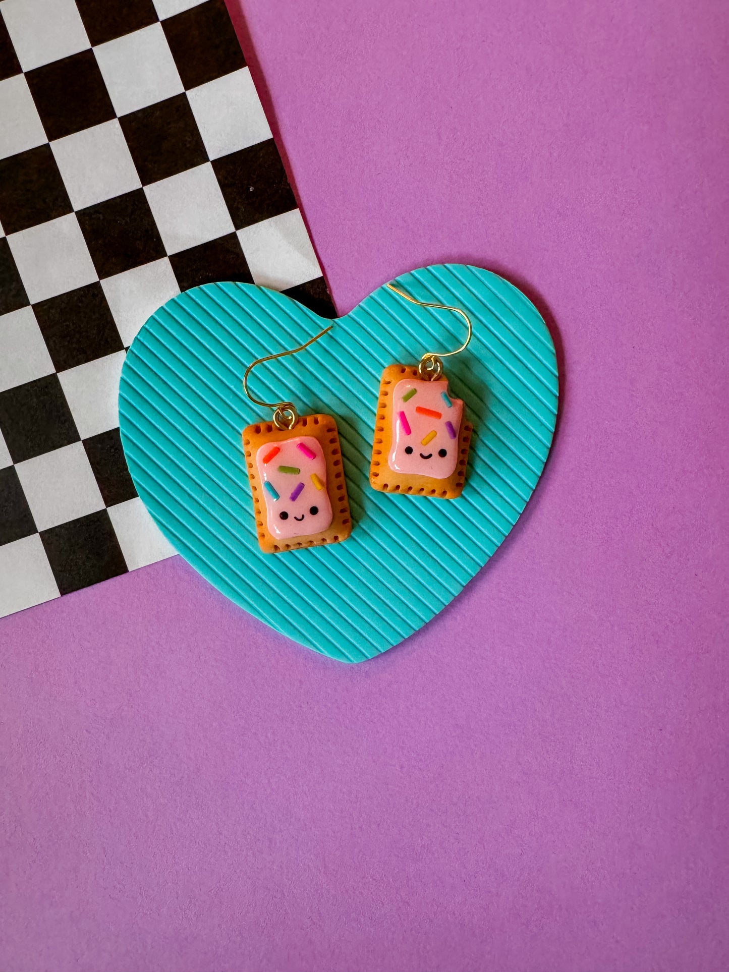 Patricia Pop Tart Earrings - Clay Earrings