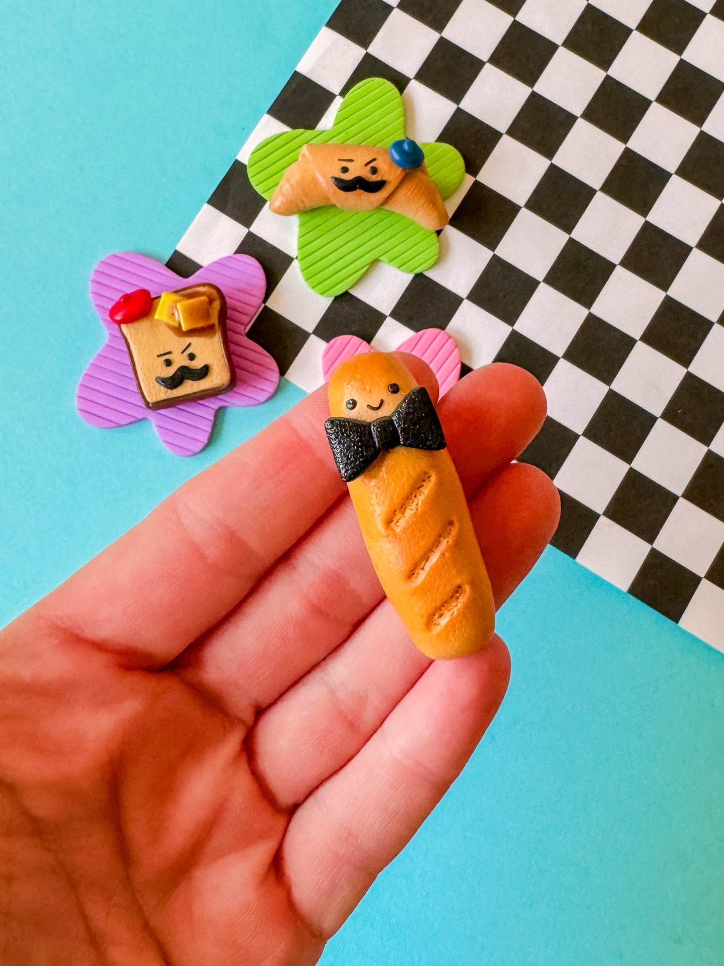 French Bros | Polymer Clay Magnet or Ornament