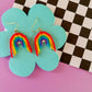 Beatrice Rainbow Earrings | Hand Beaded Earrings