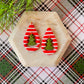 Swinging Christmas Tree | Clay Earrings