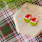 Grinch Earrings | Clay Earrings