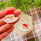 St. Nick | Clay Santa Earrings