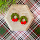 Bow Wreath | Clay Earrings