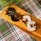 Holly Jolly Plaid Earrings | Clay Earrings