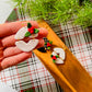 Holly Jolly Plaid Earrings | Clay Earrings