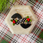 Holly Jolly Plaid Earrings | Clay Earrings