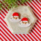 St. Nick | Clay Santa Earrings