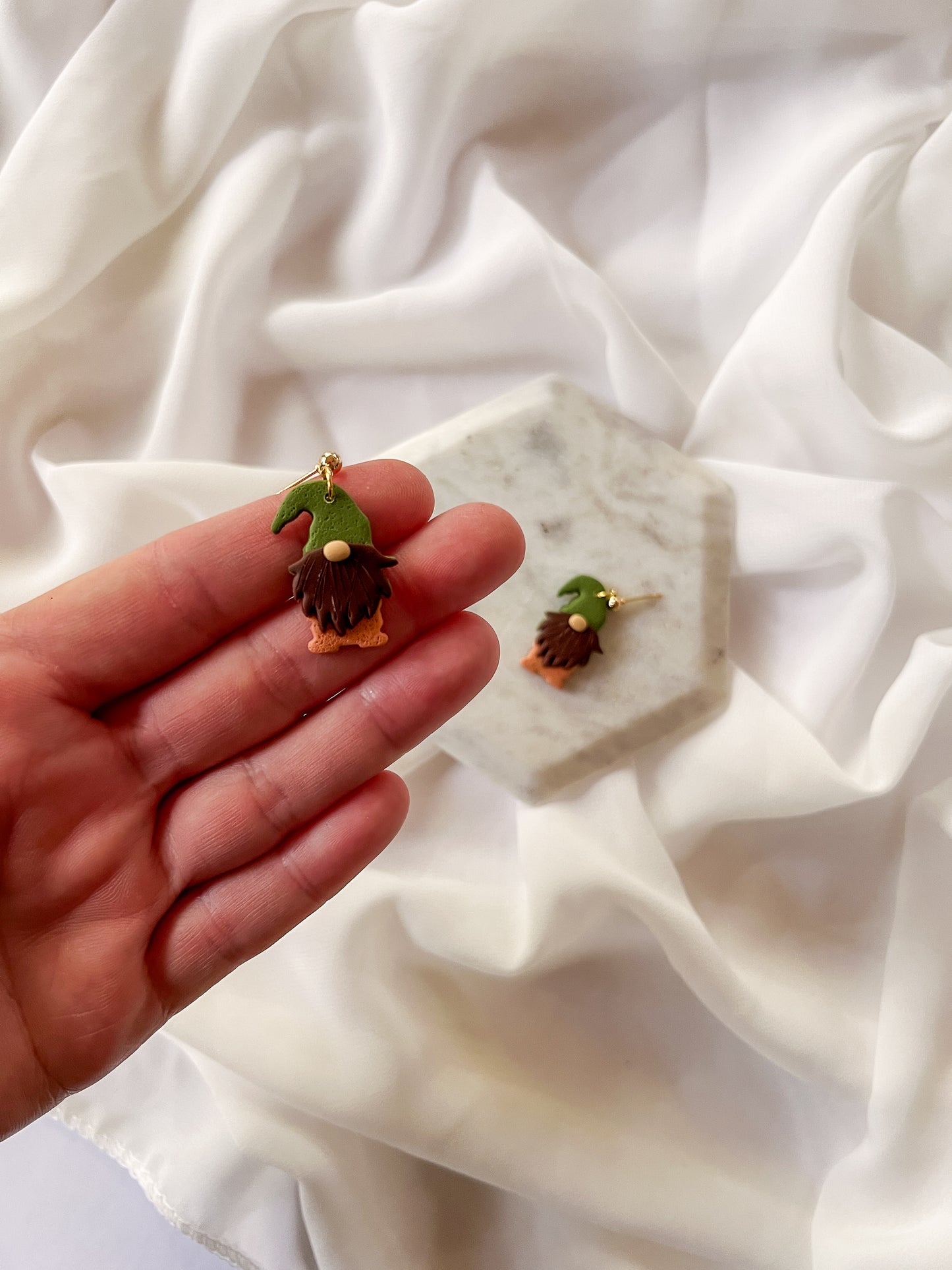 Rolling with the Gnomies |  Polymer Clay Earrings