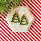 Outline Christmas Tree | Clay Earrings