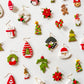 Christmas Tree Studs | Clay Earrings