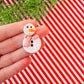 Freezy the Snowman | Clay Earrings