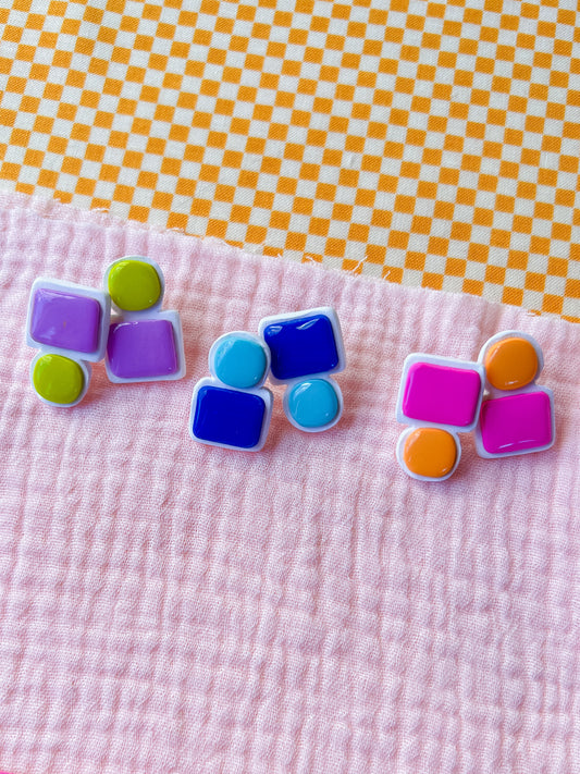 Marty Studs |  Polymer Clay Earrings