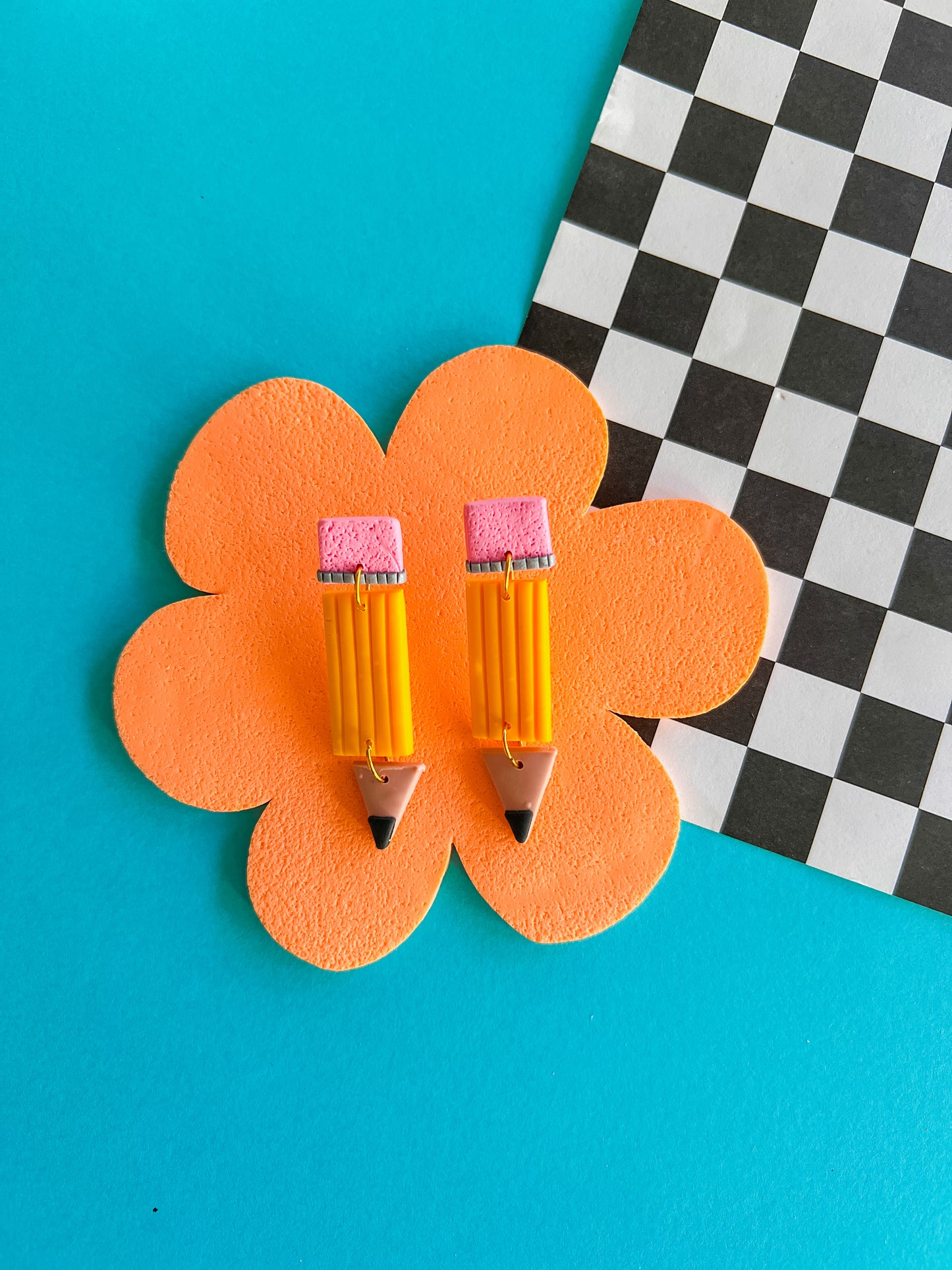 Penny - Clay Pencil Earrings