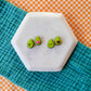 Mini Amy - Clay Avocado Studs