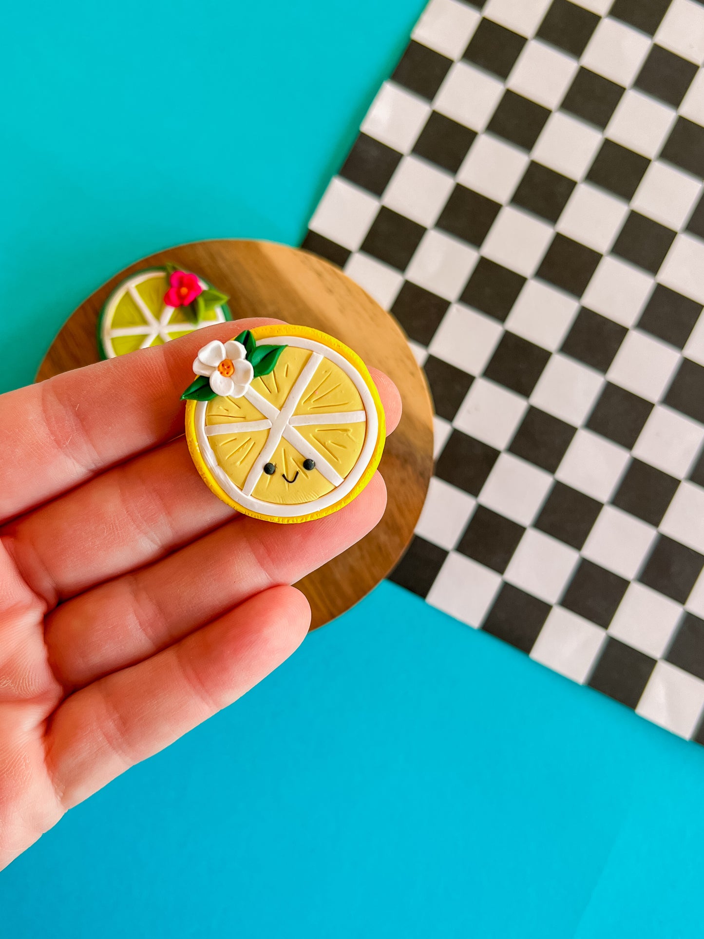 Citrus Babies | Polymer Clay Magnet