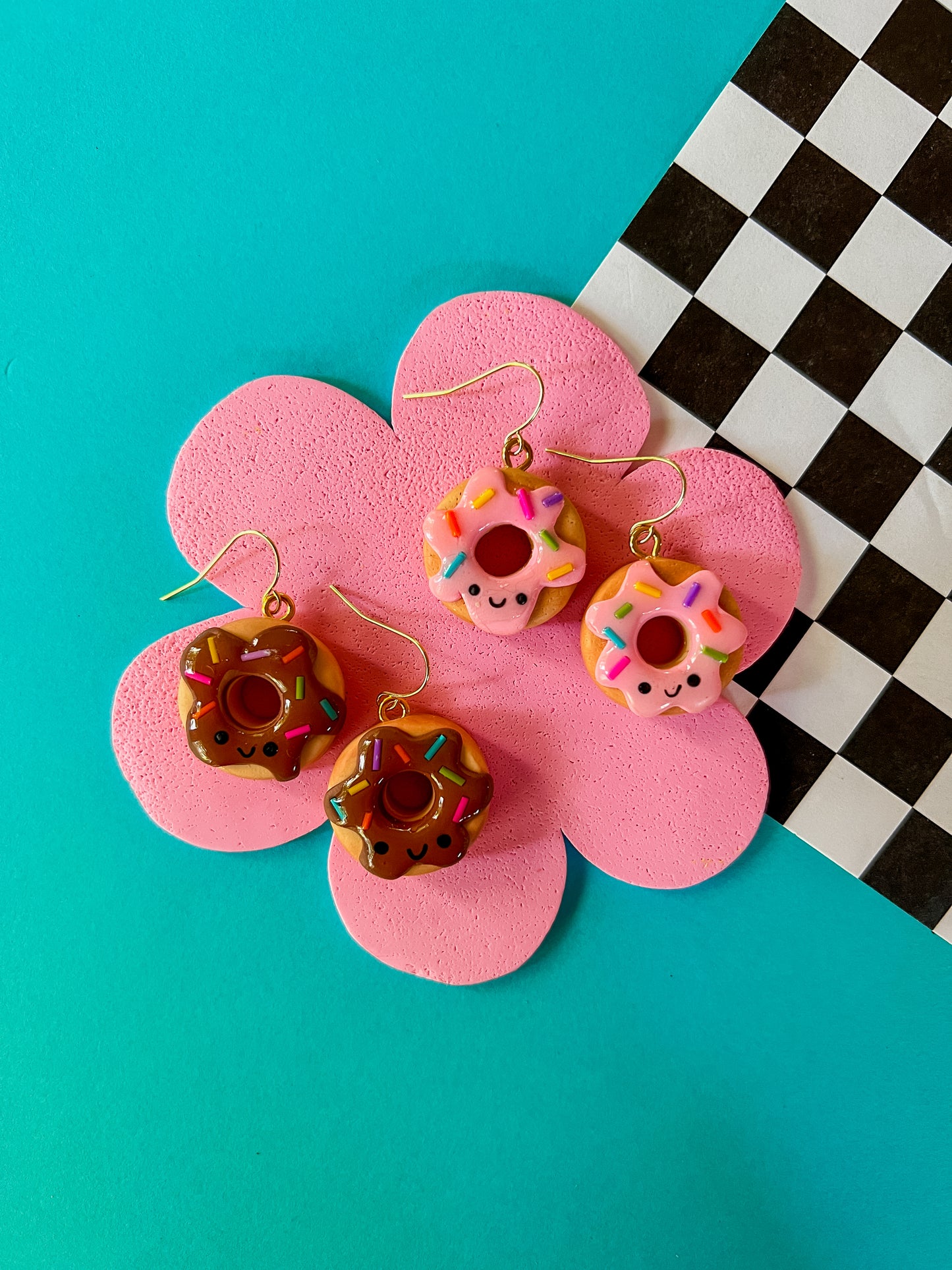 Dot | Clay Donut Earrings