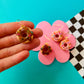 Dot | Clay Donut Earrings