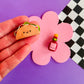 Spicy Taco Mates | Polymer Clay Magnets