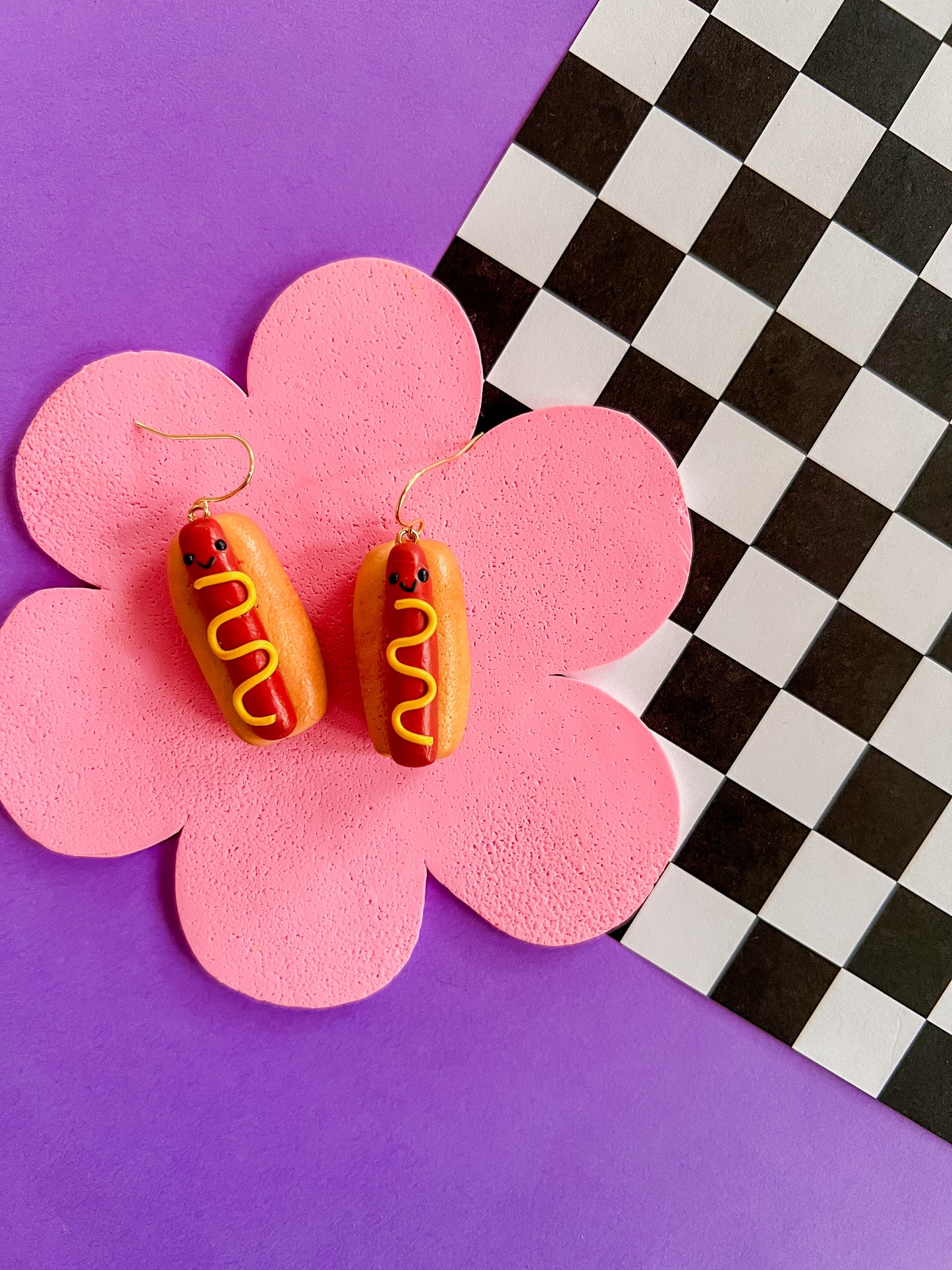 Henry | Hot Dog Polymer Clay Earrings