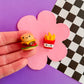 Burger + Fry Mates | Polymer Clay Magnets