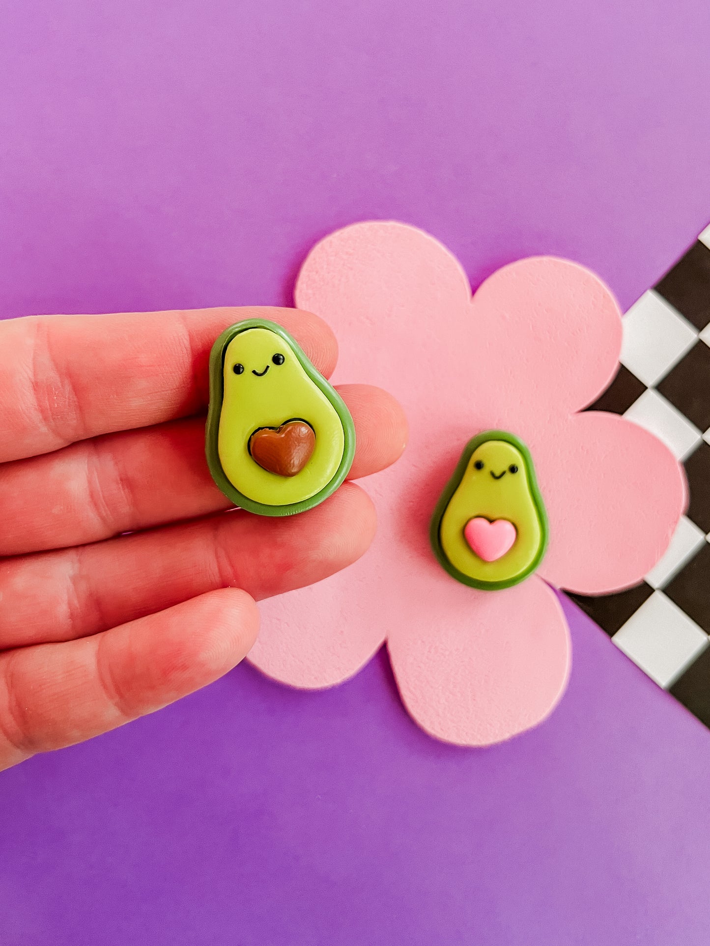 Avocado Mates | Polymer Clay Magnets