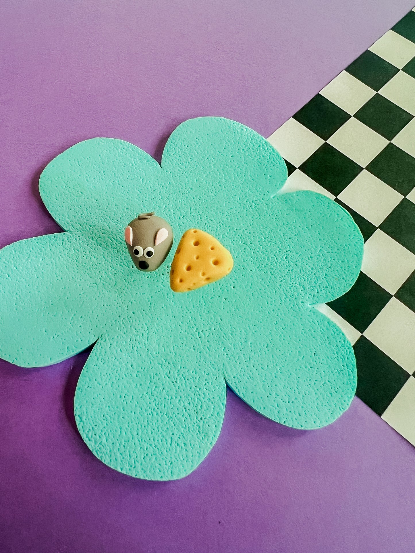 Ralph - Clay Mouse and Cheese Studs