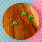 Grumpy Frog Necklace and Earrings