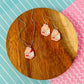 Strawberry Milk Necklace and Earrings