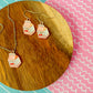 Strawberry Milk Necklace and Earrings