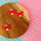 Kristine the Crab Necklace and Earrings