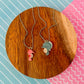 Suzy the Seahorse Necklace and Earrings