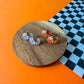 Elle Pumpkin Studs | Clay Earrings