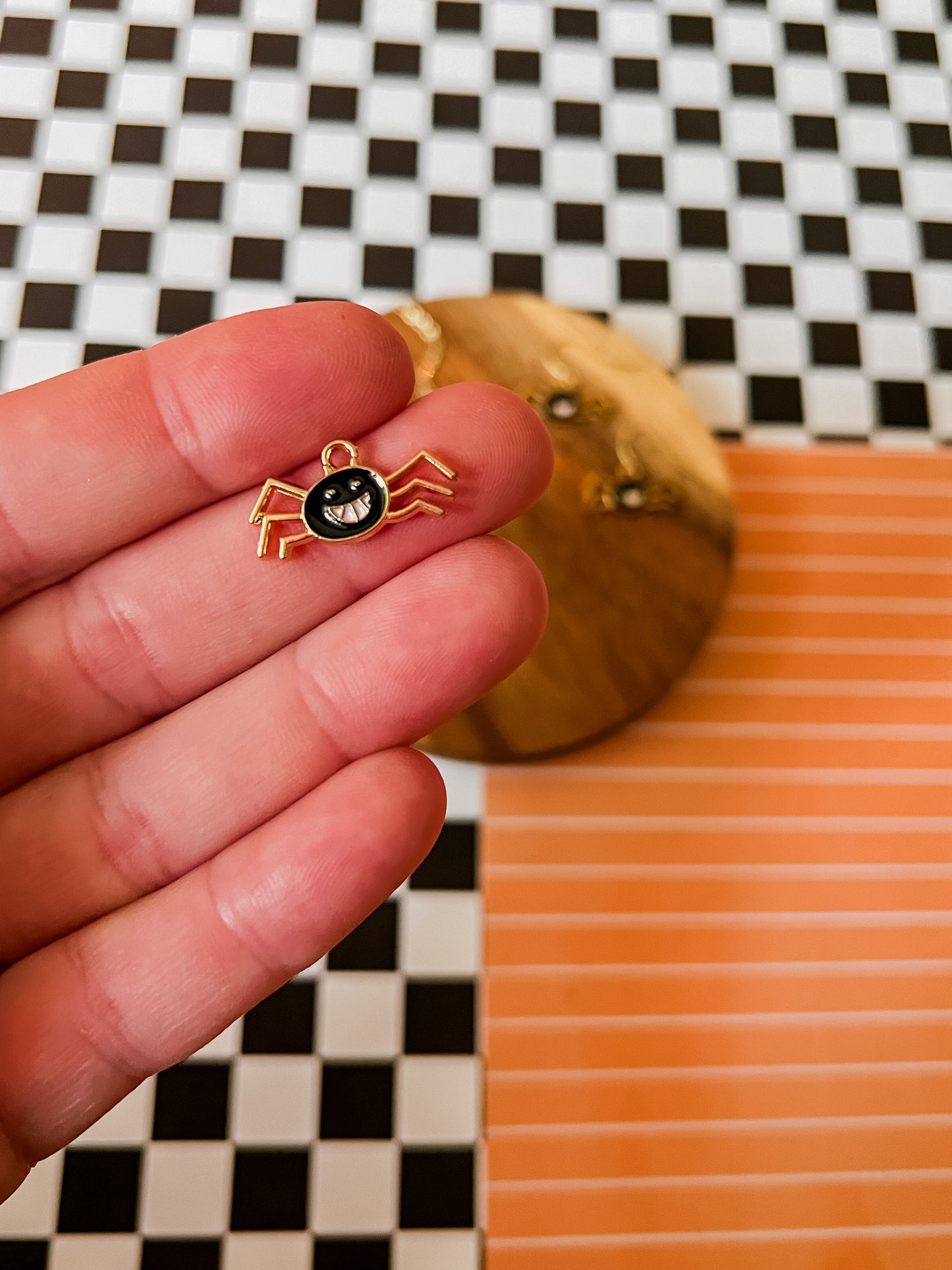 Bitsy Spider Necklace and Earrings