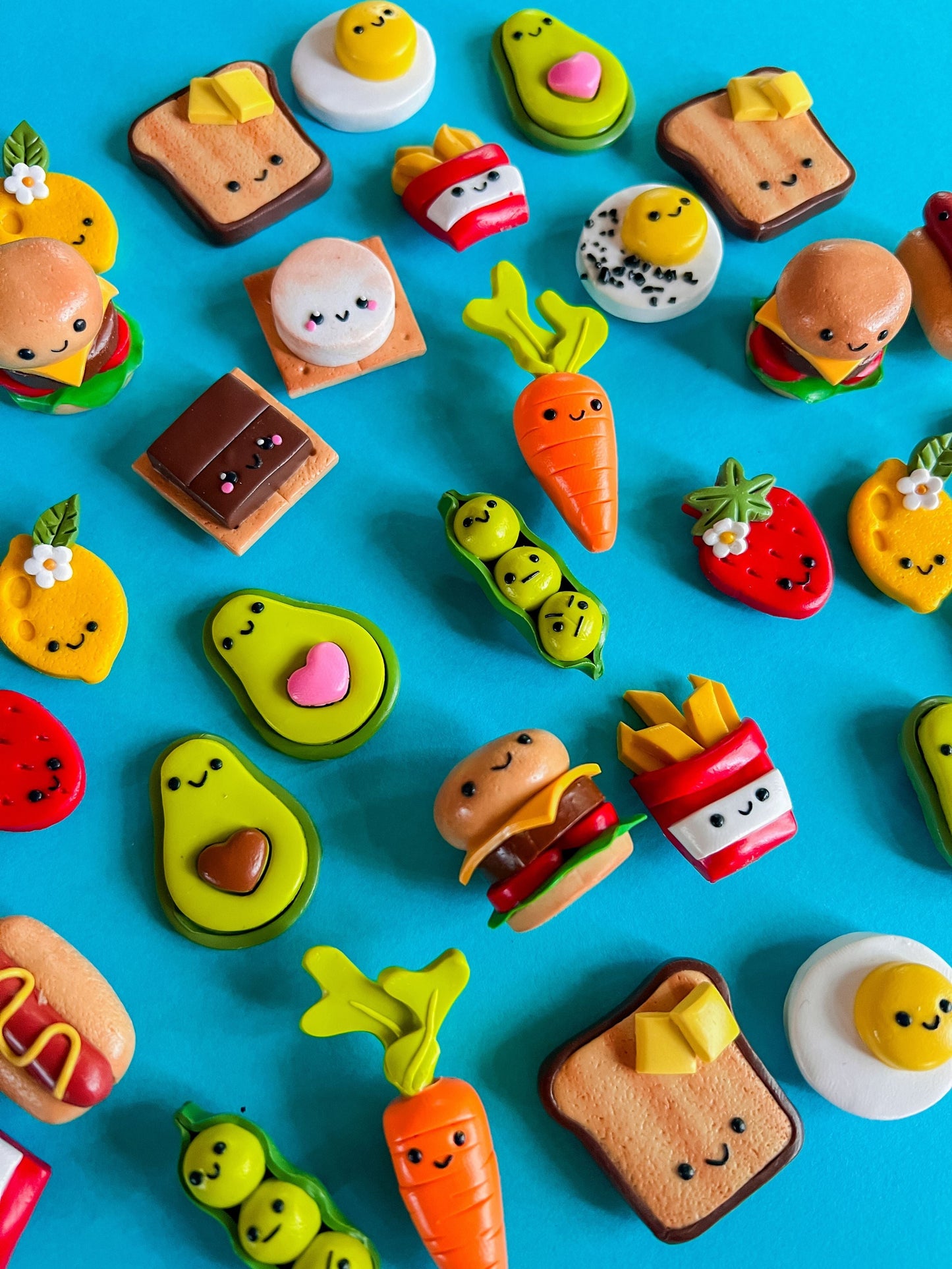 Hot Dog + Fry Mates | Polymer Clay Magnets