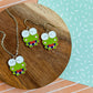 Friendly the Frog Necklace and Earrings