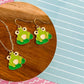 Fredrick the Frog Necklace and Earrings