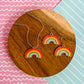 Painters Rainbow Necklace and Earrings