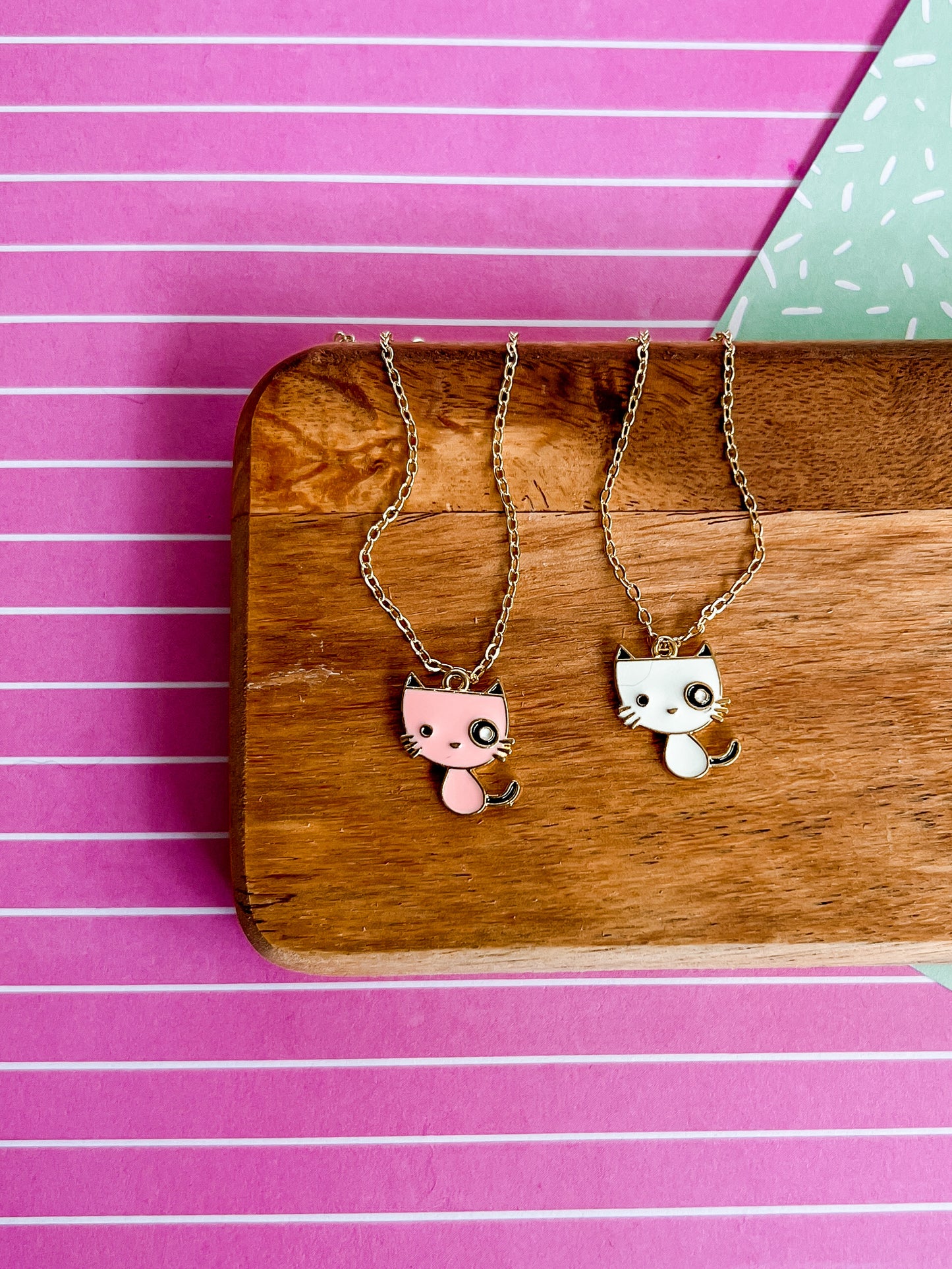 Biscuit the Kitten Necklace and Earrings