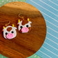 Cocoa the Cow Earrings | Clay Earrings