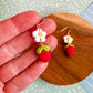 Strawberry Field Earrings | Clay Earrings
