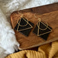 Sunset Leather Earrings